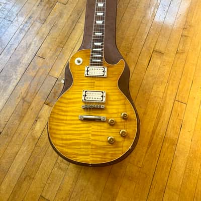 Gibson Custom Shop R9 - 8.4 lb, Rare Hard Rock Maple Top! - Special Order, w/ OHSC + CoA - Lemon Burst, Creamtone A3 Pickups, 2012, '59 Les Paul Reissue image 8