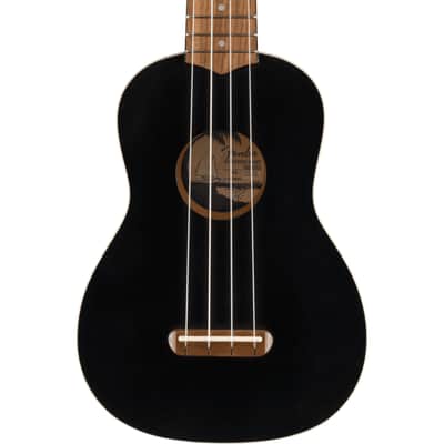 Fender Venice Soprano Ukulele, Walnut Fingerboard, Black image 2