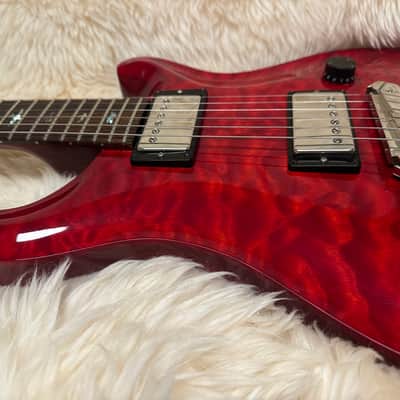 PRS McCarty 1998 - Quilted Scarlet Red 10 top Birds image 4