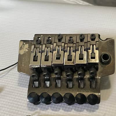1990's Korean Ibanez RG Series LO-TRS II Cosmo Black Floyd Rose Tremolo Bridge Vibrato & Arm image 5