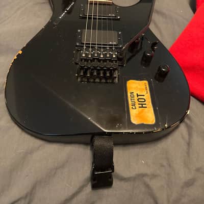 ESP ESP Original Series Kirk Hammett KH-2 Vintage Distressed Black w/case 1995-2019 - DISTRESSED image 3