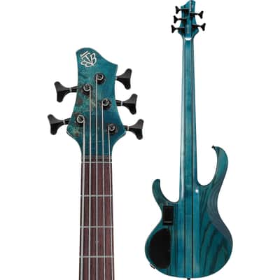 Ibanez BTB945L BTB Standard 5-String Bass - Cosmic Blue Low Gloss image 4