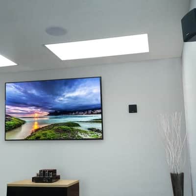 8 Rockville Cube 70v Black 3.5" Commercial Swivel Wall Mount Restaurant Speakers image 10
