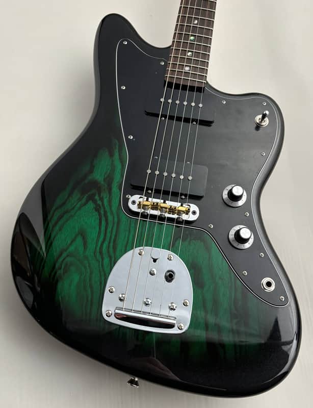 ギター Psychederhythm Psychomaster 2024 Psychederhythm Psychomaster 2024 - Burn Green Black Metallic Burst