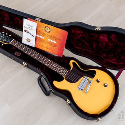 2002 Gibson Prototype One-Off Les Paul Junior Contour Double Cut TV Yellow w/ Case, COA image 20