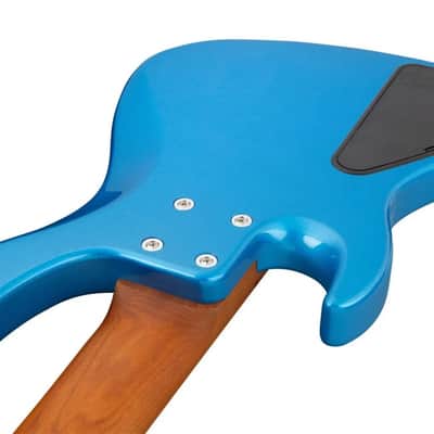 Sadowsky MetroExpress 5-String 24-Fret Modern Bass Roasted Maple Fingerboard 5-String Solid Ocean Blue Metallic High Polish image 5