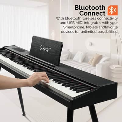 Glarry GPP-109 88 Key Full Size Semi-Weighted Standard Electric Digital Piano image 6
