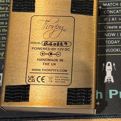 ThorpyFX Electric Lightning Chris Buck Signature Overdrive 2024 - Present - Black / Brown image 2