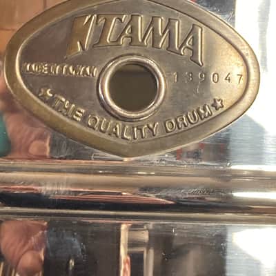 Tama - 5x14" 10-Lug Steel Snare Drum 1980s Chrome image 2
