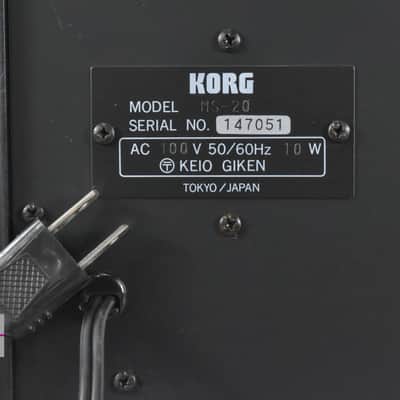 KORG MS-20 Analog Vintage Synthesizer in excellent Condition. image 10