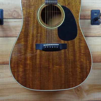 Used 1980s Sigma DM3M Dreadnought Acoustic Guitar Mahogany w/Chipboard Case image 1