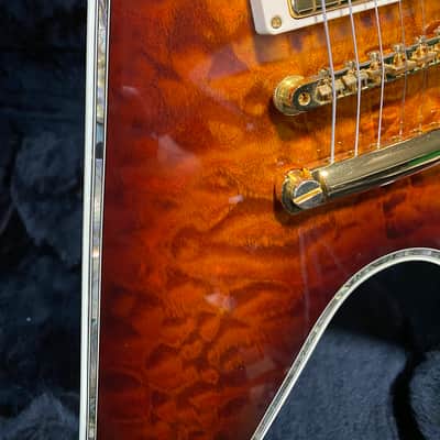 Video! 1981 Gibson Flying V "Conversion" Quilt Top w/ Matching Headstock image 4