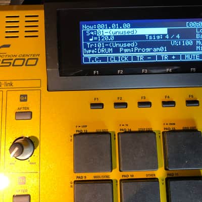AKAI MPC2500 BRAND NEW LED Screen Display WHITE BLUE Blue/BLACK LCD image 2