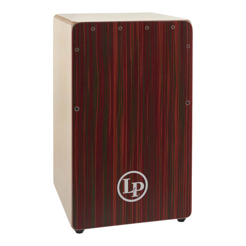 Latin Percussion LP1491RB Birch Woodshop Cajon - Red Blur image 1