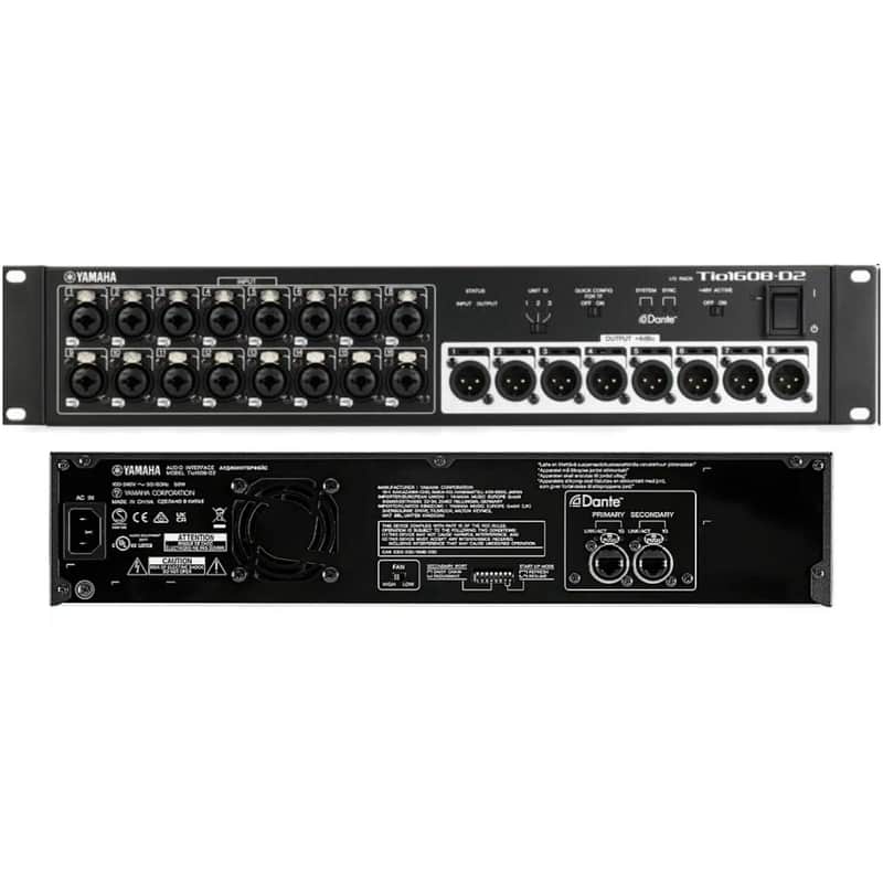 Yamaha Tio1608-D 16 Channel Dante Input Interface | Reverb
