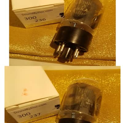 G.E Matched Pair (2) 7581A KT66 premium tNOS AT1000 TESTED Vacuum Tubes tight match 35 Watt 6L6 Beam Power Tetrode (like 6L6GC) 1960-1975 image 1