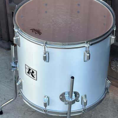 Vintage Rogers XP-8 Big R 18" Floor Tom Silver Mist Maple Shell for Drum Set image 5