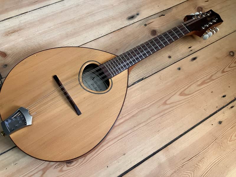 Beautiful Acoustica Elite Series Luthier Made Flat Top Mandolin Type A - Made in Leeds England image 1