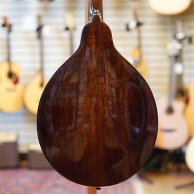 Eastman MD404-BK Oval Hole A-Style Mandolin Black w/Hard Case image 3