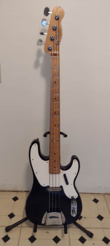 Fender Telecaster Bass 1968 - Original Custom Color Black image 1