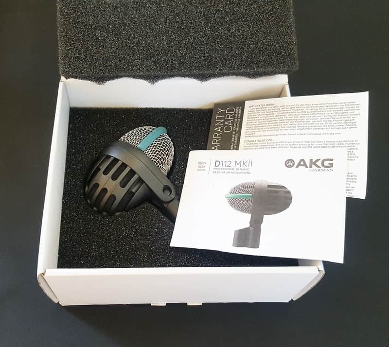AKG D112 MKII Cardioid Dynamic Bass Drum Microphone 2010s - Gray image 1