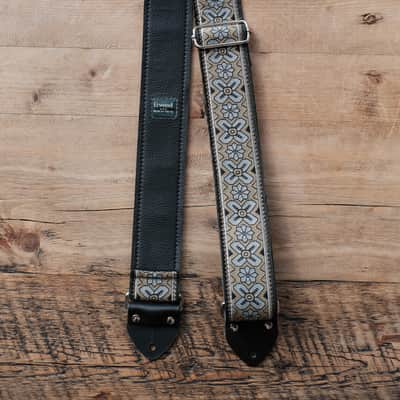 Vintage Gold 60s/70s Hippie Guitar Strap / Handmade in the UK / Case Candy image 2