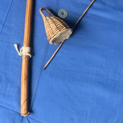 59" Brazilian Professional Berimbau Biriba Wood Stick Cabaca Sizes 8" x 21" Circumference image 4