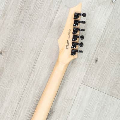 Dean Exile Select Floyd Fluence Guitar, Ebony Fretboard, Natural Black Burst image 10
