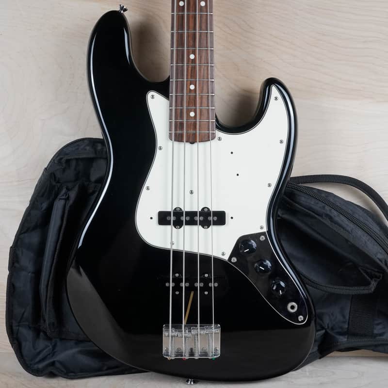 Fender JB-62 Jazz Bass '62 Reissue CIJ 1997 Black Japan w/ Gig Bag image 1
