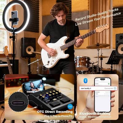 Brand New Joyo JOYO 10W Portable Electric Guitar Amp Multi-Effects Pedal Combo Amplifier 2025 image 8