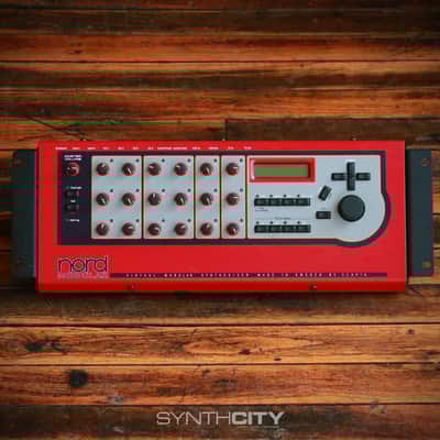 Nord Modular Rack Desktop / Rackmount Virtual Synthesizer 1997 - 2003 - Red
