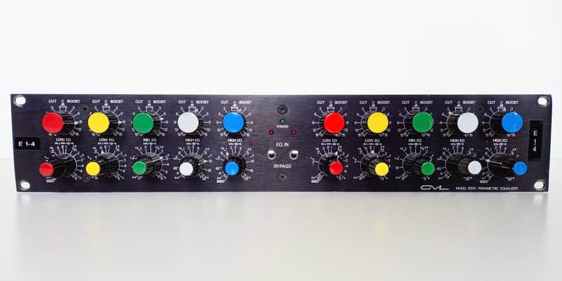 GML 8200 2-Channel Parametric Equalizer with Power Supply 1990s - Black imagen 1