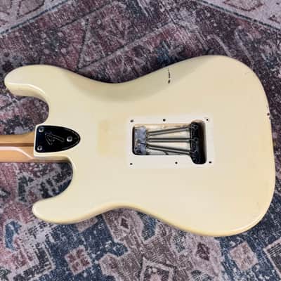 1980 Fender Stratocaster Vintage White / Black Pickguard & Pickups W/ Original Hardshell Case! image 10