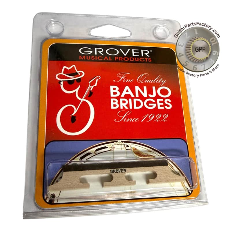 GB-72 Grover Tune-Kraft Minstrel 5-String Banjo Bridge 1/2" image 1