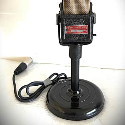 Rare Vintage 1930's Electro Voice V1 Ribbon Microphone, w/stand & cable-restored image 3