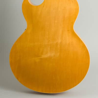 Gibson ES-175DN Arch Top Hollow Body Electric Guitar (1954), ser. #A18227, original brown leather covered hard shell case. imagen 4