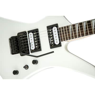 Jackson JS Series Kelly JS32 6-String Right-Handed Electric Guitar with Maple Neck, Offset Poplar Body, and Floyd Rose Tremolo System (Snow White) image 4
