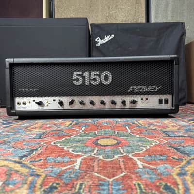 1998 Peavey 5150 Script Signature 2 Channel 120w Tube Head - New Tubes image 1