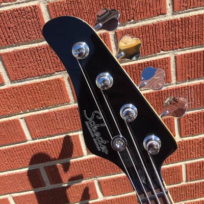 Schecter DIAMOND SERIES dUg Pinnick Baron-H Black Left-Handed 4-String Bass NOS image 4
