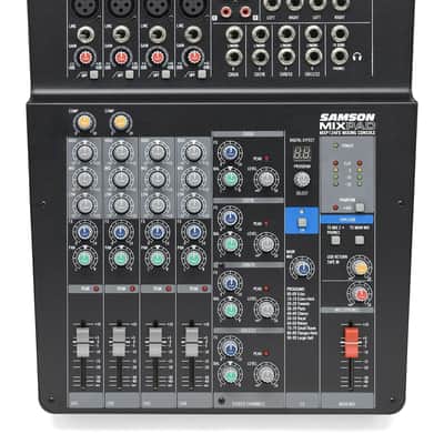 Samson MixPad MXP124FX Compact 12-Input Analog Mixer with FX & USB image 2