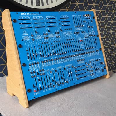 Behringer 2600 Blue Marvin Gray Meanie - Oak Veneer Dual Angle Stand from Synths And Wood image 2