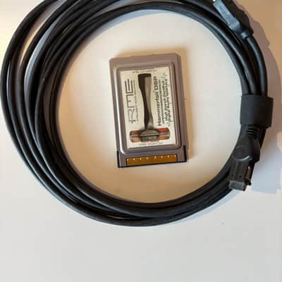 RME Hammerfall DSP High Speed CardBus digital audio interface + cable image 1