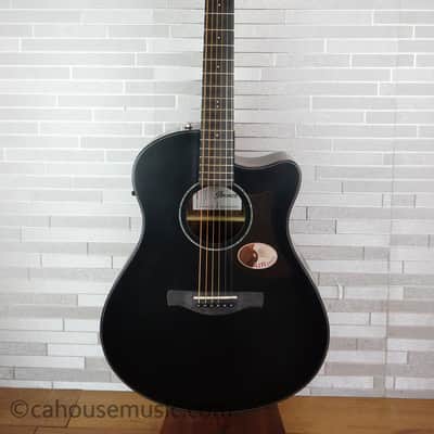 Ibanez AAM70CE-TBN Advanced Acoustic - Transparent Charcoal Burst Low Gloss / Natural Open Pore image 12