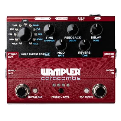 Wampler Catacombs Delay and Reverb Pedal - New!! image 1