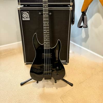 Steinberger XM2 1989 - Black with White binding image 12