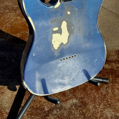 Fender Upgrade Squire Telecaster (relic) 2007 - Metalic Blue image 8