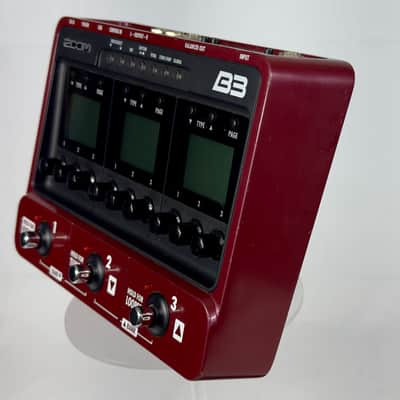Zoom B3 Bass Multi Effects Processor 2000’s - Red image 3