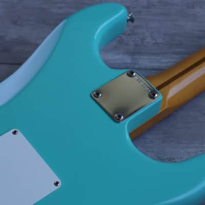2022 Fender USA American Vintage II 1957 LH Left Handed Stratocaster (Sea Foam Green) image 11