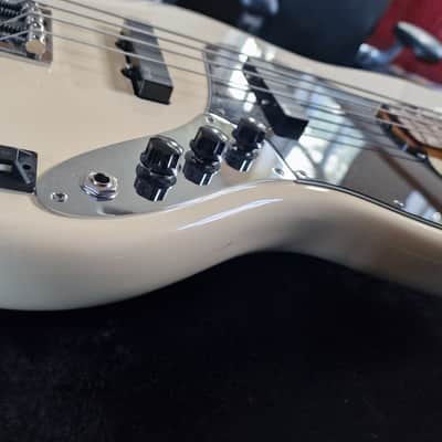 Fender American Standard Jazz Bass Custom Upgrades Olympic White 2015 image 13