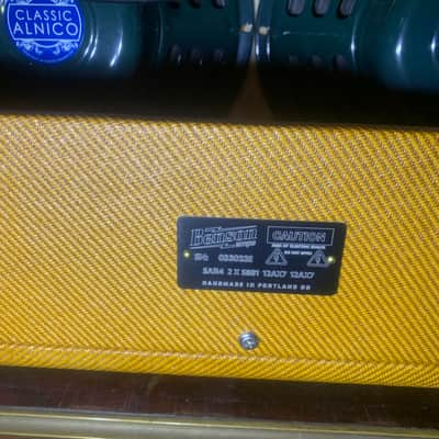 Benson Amps Benmaster 5E7 35-Watt 3x10" Guitar Combo 2022 - Tweed image 17